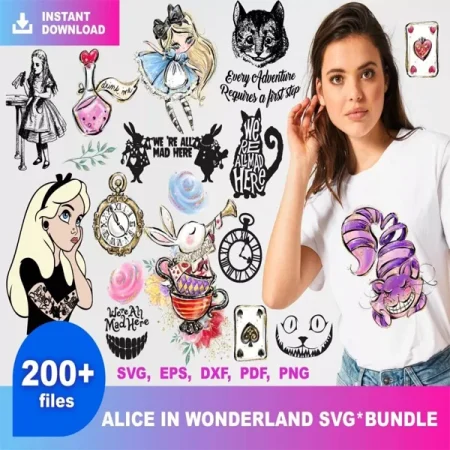alice in wonderland svg​ Bundle
