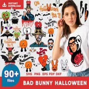 bad bunny svg Bundle - Halloween Spooky Designs