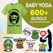 baby yoda svg​ Bundle 600+