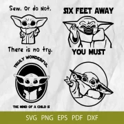 baby yoda svg​ Bundle 600+