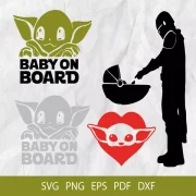 baby yoda svg​ Bundle 600+