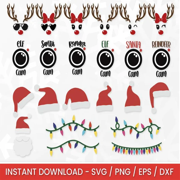 christmas svg Bundle , CHRISTMAS Clipart, Christmas Svg Files For Cricut, Christmas Svg Cut Files