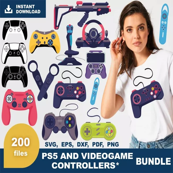 game controller svg​ Bundle