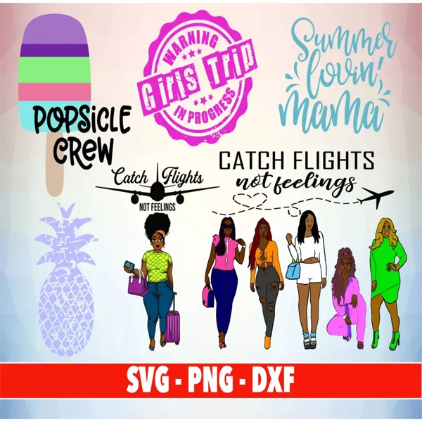 girls trip svg​ Bundle – 150+ Fun and Creative Designs