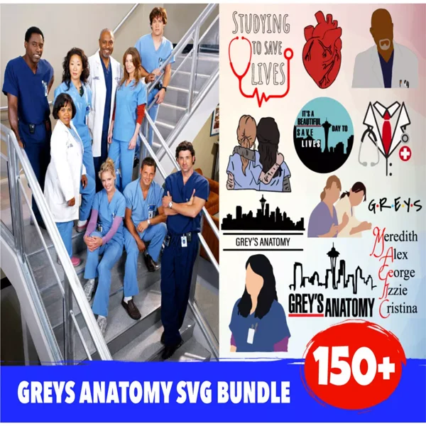 Greys anatomy svg​ Bundle