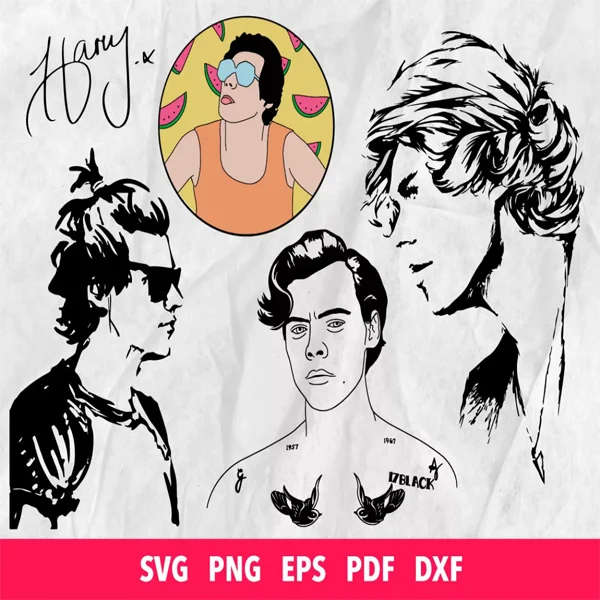 harry styles svg​ Bundle – Unique Designs for Music Lovers