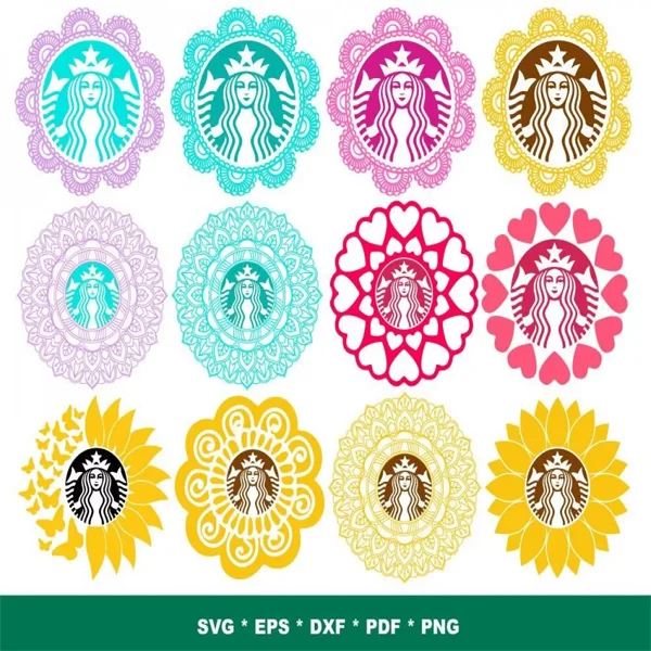 starbucks svg​ Mandala SVG Bundle 200+