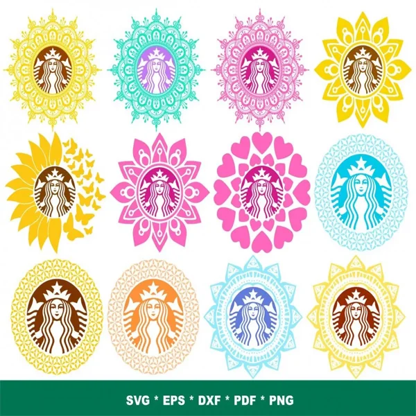 starbucks svg​ Mandala SVG Bundle 200+