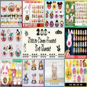 200 Easter svg Candy Holders SVG Bundle