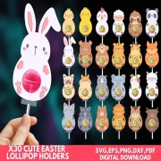 200+ Easter svg Candy Holders Bundle